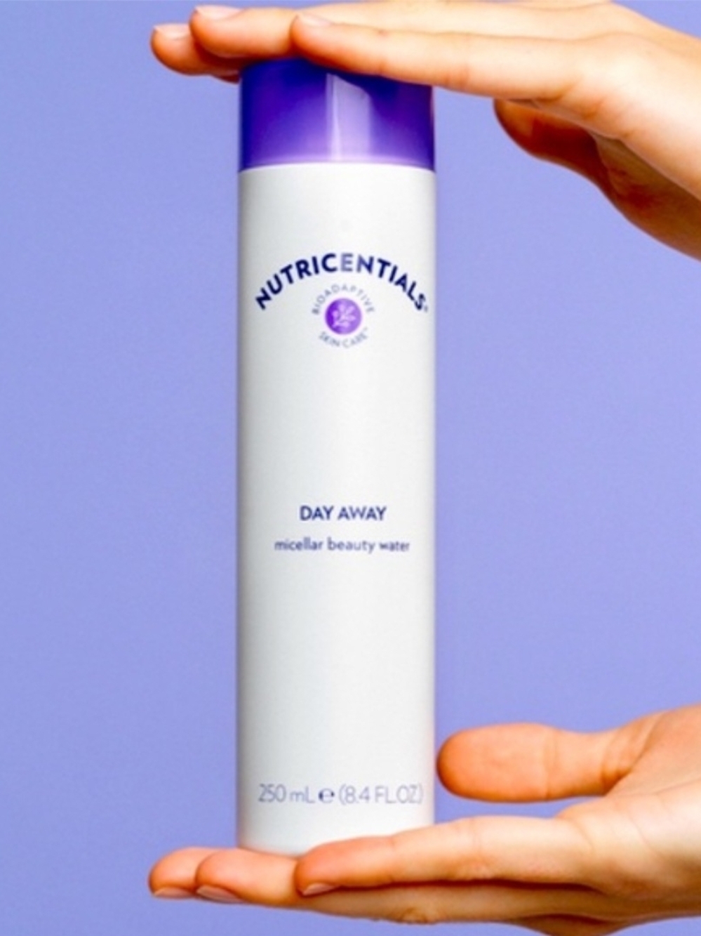NUTRICENTIALS Day Away Micellar Beauty Water — White & Purple Bottle